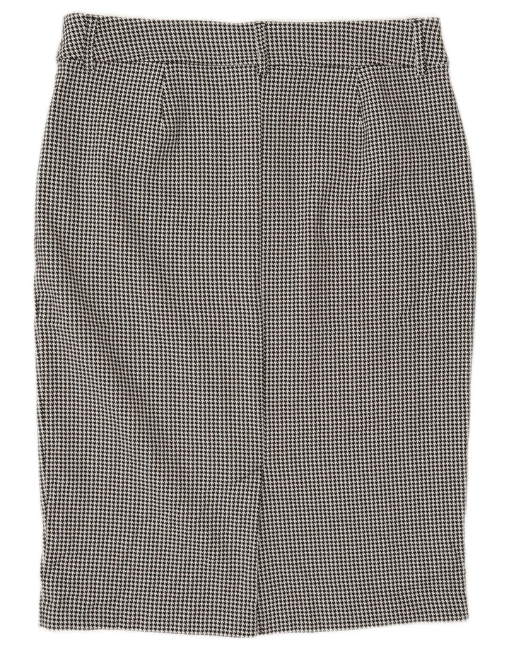 Marks & Spencer Falda lápiz para mujer UK 46 Large W32 Gris pata de gallo