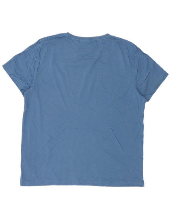 Gant Camiseta Hombre Top XL Azul Algodón