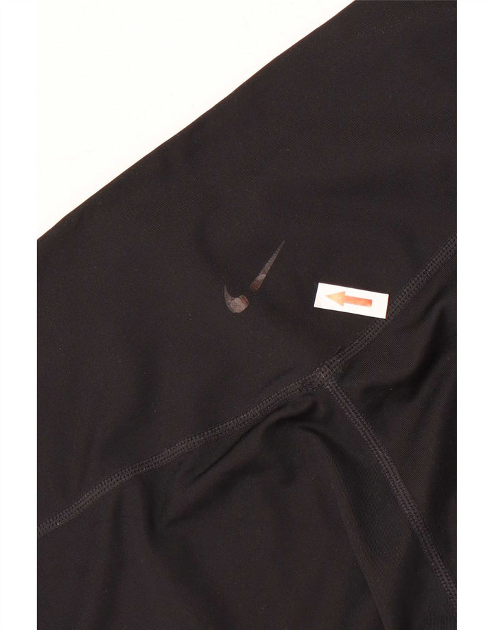 Nike Dri Fit Graphic Leggings para mujer, talla 40, poliéster negro grande