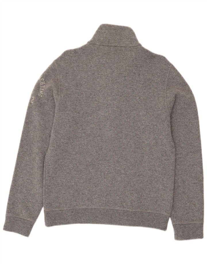 Marina Yachting Jersey De Hombre Con Cuello Y Botones Gráficos Gris Medio Moteado