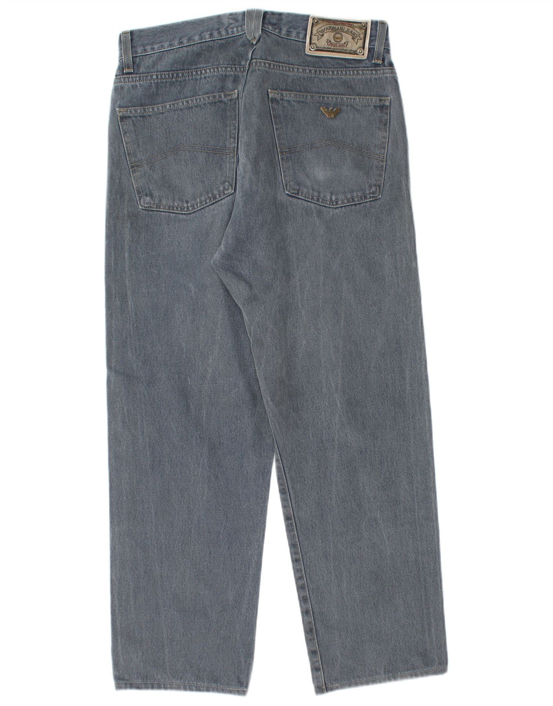 Vaqueros Armani Hombre Rectos W33 L27 Algodón Azul