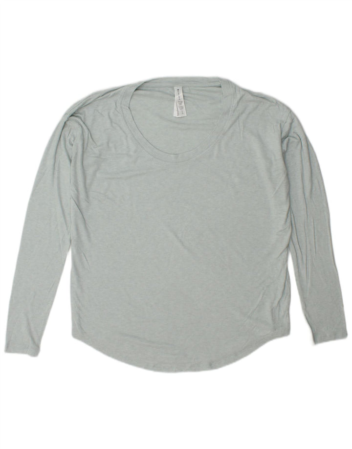 ATHLETA Top extragrande para mujer de manga larga UK 10 Small Blue Modal