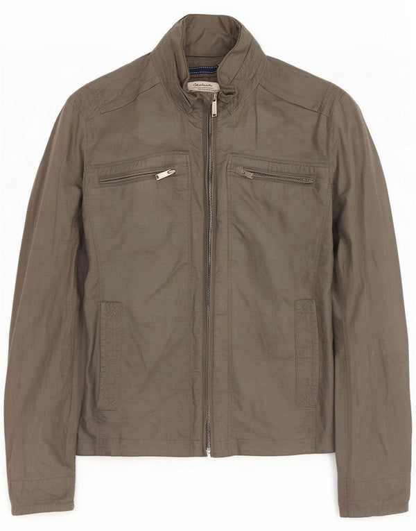 Fordocks Chaqueta utilitaria con capucha para hombre UK 40 Large Grey Linen