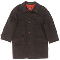 Abrigo Lebole para hombre Reino Unido 40 Lana gris grande