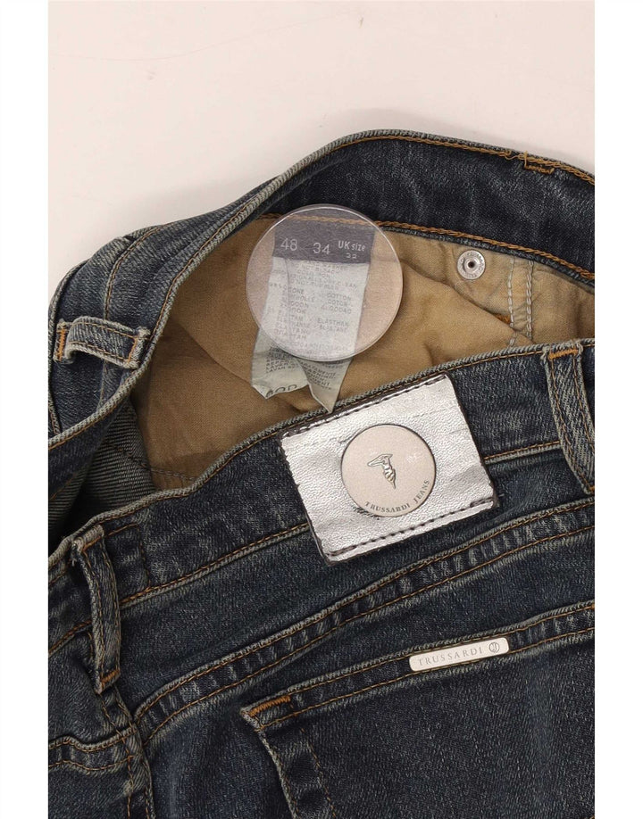 Vaqueros Bootcut Mujer Trussardi W32 L30 Algodón Azul