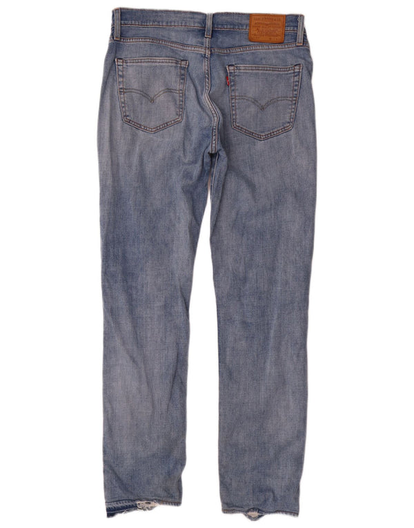 Vaqueros ajustados desgastados para hombre Levi's W34 L32 Algodón azul