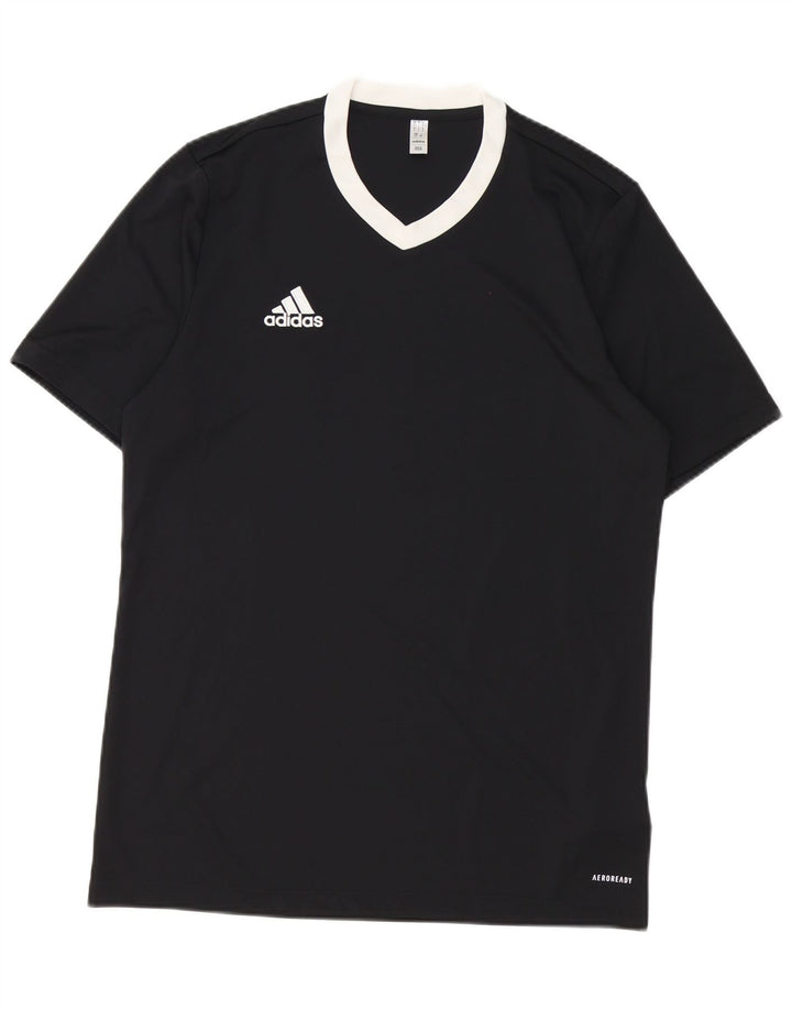 Adidas Hombre Aeroready Camiseta Top Grande Poliéster Negro