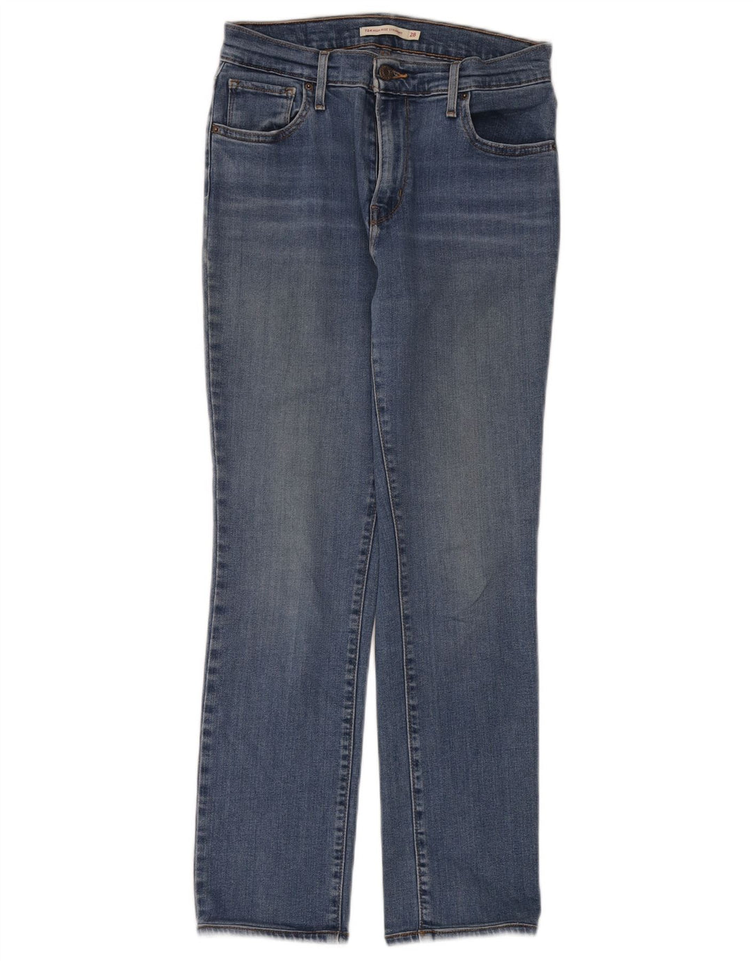 Levi's Mujer 724 Vaqueros Rectos De Tiro Alto W28 L28 Azul