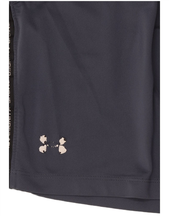 Under Armour Shorts deportivos con estampado gráfico para hombre Poliéster con bloques de color gris pequeño
