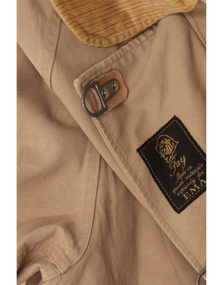 Fay Mujer Ema Duffle Abrigo UK 20 2XL Beige