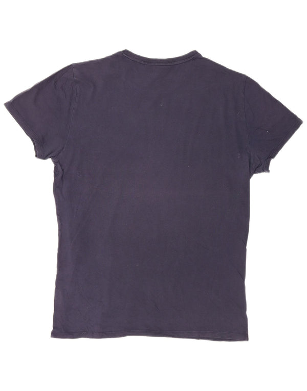 Camiseta Lacoste Hombre Top Medium Azul Marino Algodón