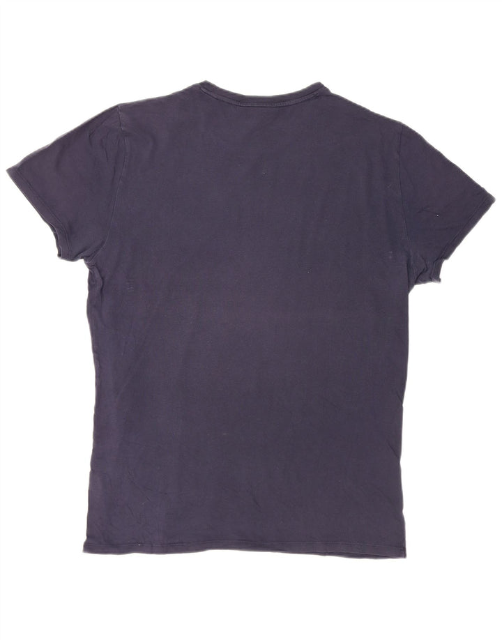 Camiseta Lacoste Hombre Top Medium Azul Marino Algodón