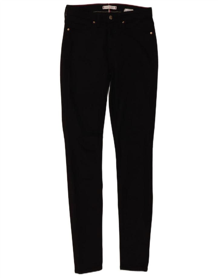 TOMMY HILFIGER Vaqueros pitillo para mujer W26 L32 Algodón negro