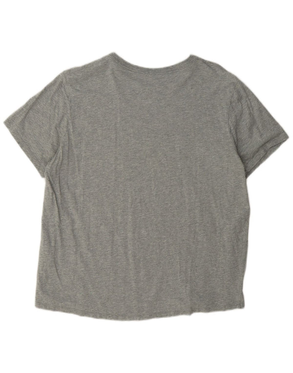 Nike - Camiseta gráfica para mujer, talla 40, XL, algodón gris