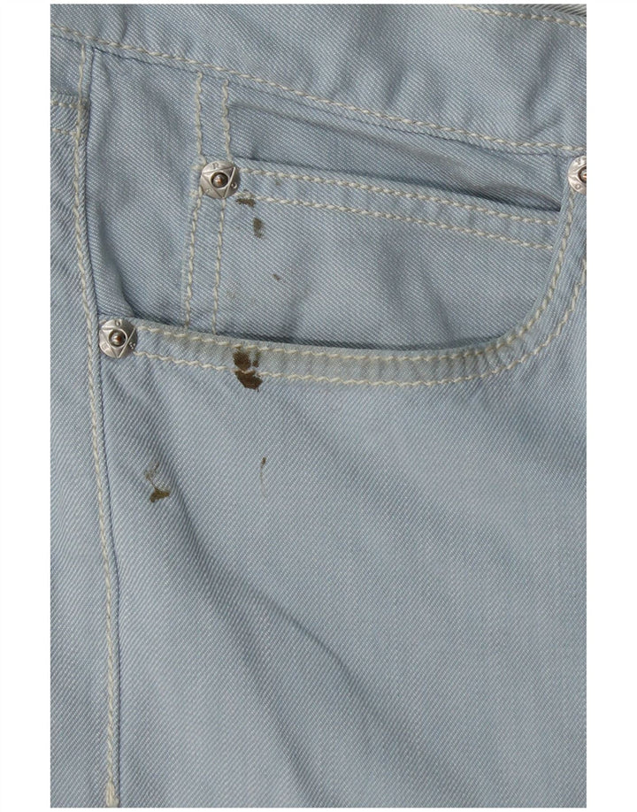 Roy Rogers Pantalones cortos casuales para hombre IT 48 Medium W34 Algodón azul