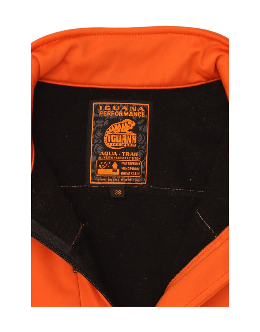 IGUANA Womens Bomber Jacket IT 38 Small Orange Polyester Vintage Iguana and Second-Hand Iguana from Messina Hembry 