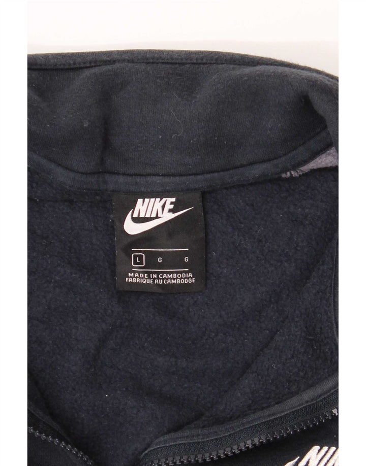 Nike - Chaqueta de chándal para hombre, talla grande, color azul marino, algodón