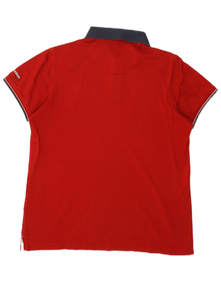Harmont & Blaine Polo De Corte Regular Para Hombre De Algodón Rojo Medio