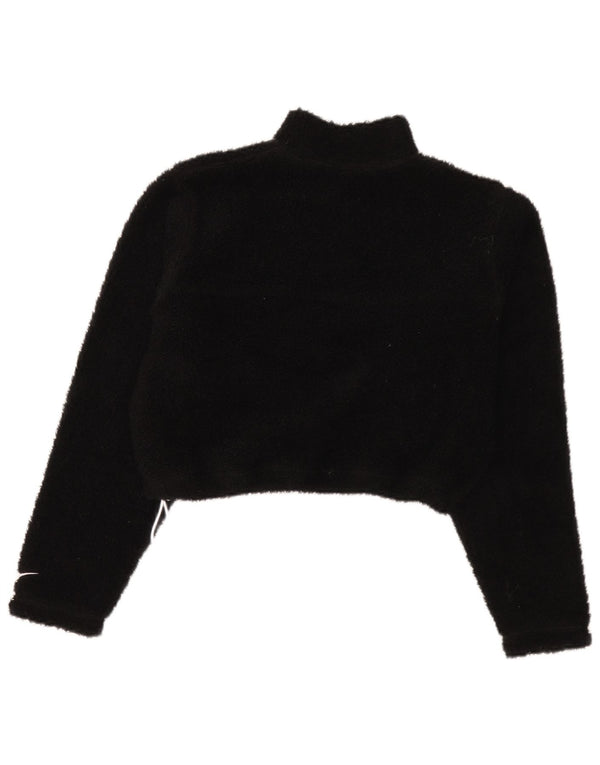 Nike Jersey de Forro Polar con Cuello y Cremallera de Gran tamaño para Mujer UK 10 Small Black