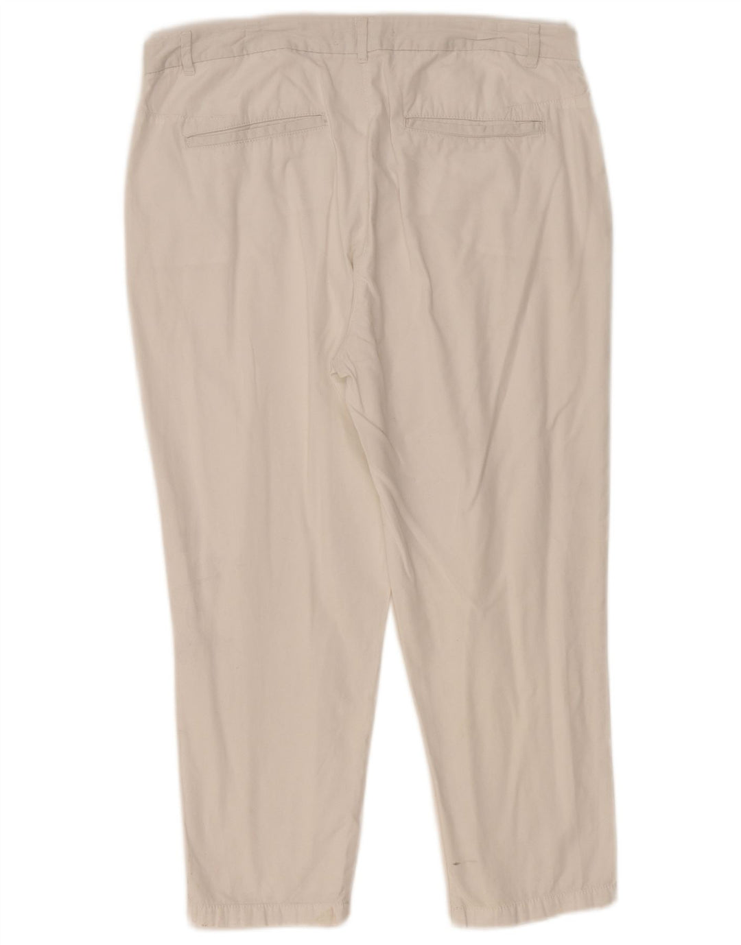 Marks & Spencer Pantalones cortos con pinzas para mujer UK 40 Large W36 L24 Blanco