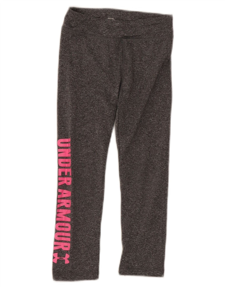 Under Armour Leggings gráficos para niña 4-5 años Gris moteado