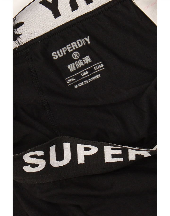 SUPERDRY Leggings gráficos para mujer UK 42 Mediano Negro