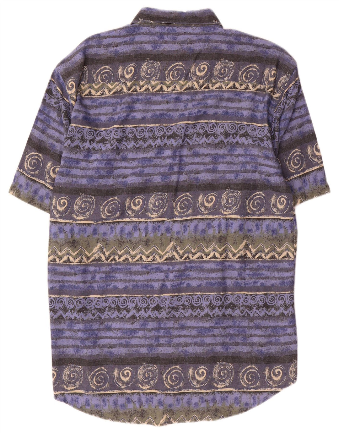Camisa St. Bernard Hombre Manga Corta Viscosa Geométrica Multicolor Mediana