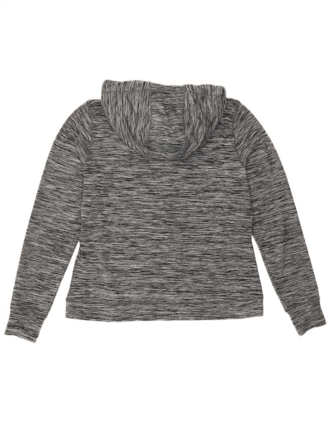 Superdry Jersey con capucha gráfica para mujer Reino Unido 40 Poliéster moteado gris medio