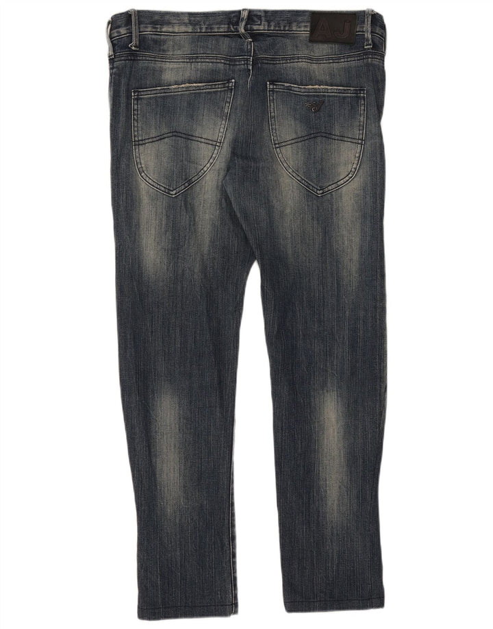 Vaqueros Armani Hombre Slim W33 L28 Algodón Azul