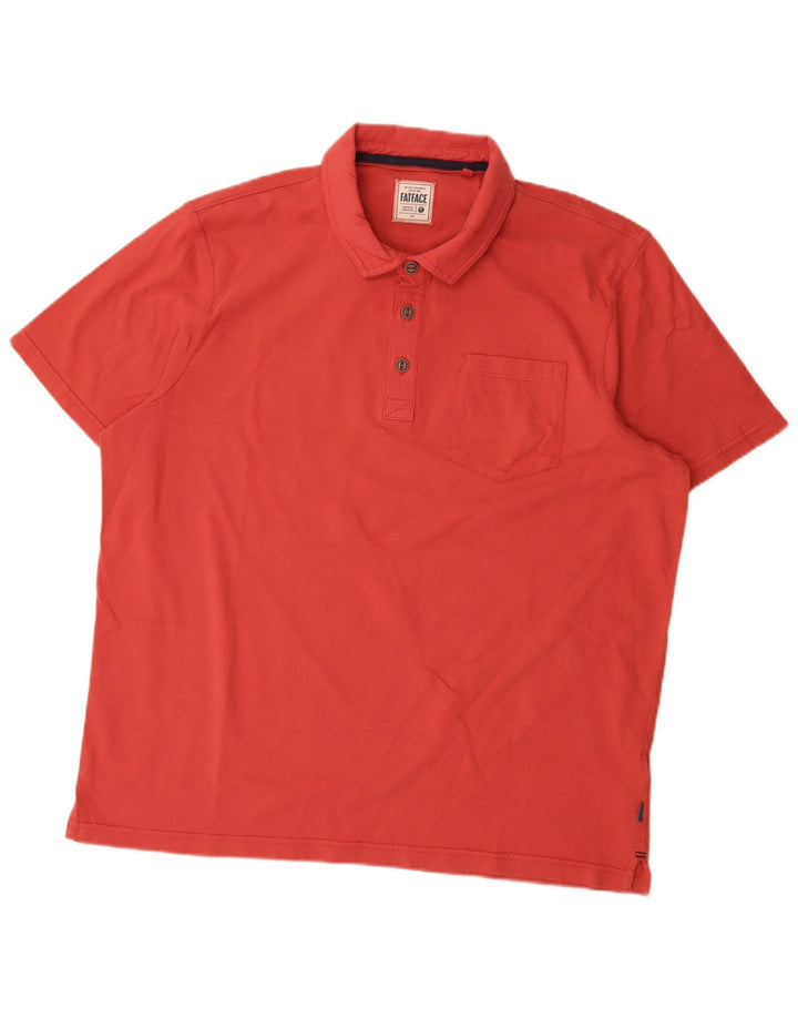 Polo para hombre Fat Face 2XL Algodón rojo