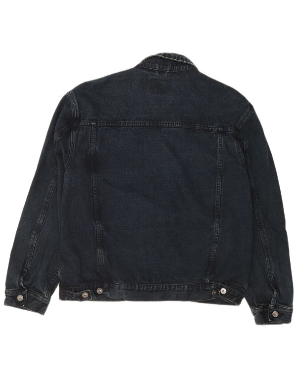 Duke Chaqueta vaquera para hombre UK 42 XL Azul marino Algodón Clásico