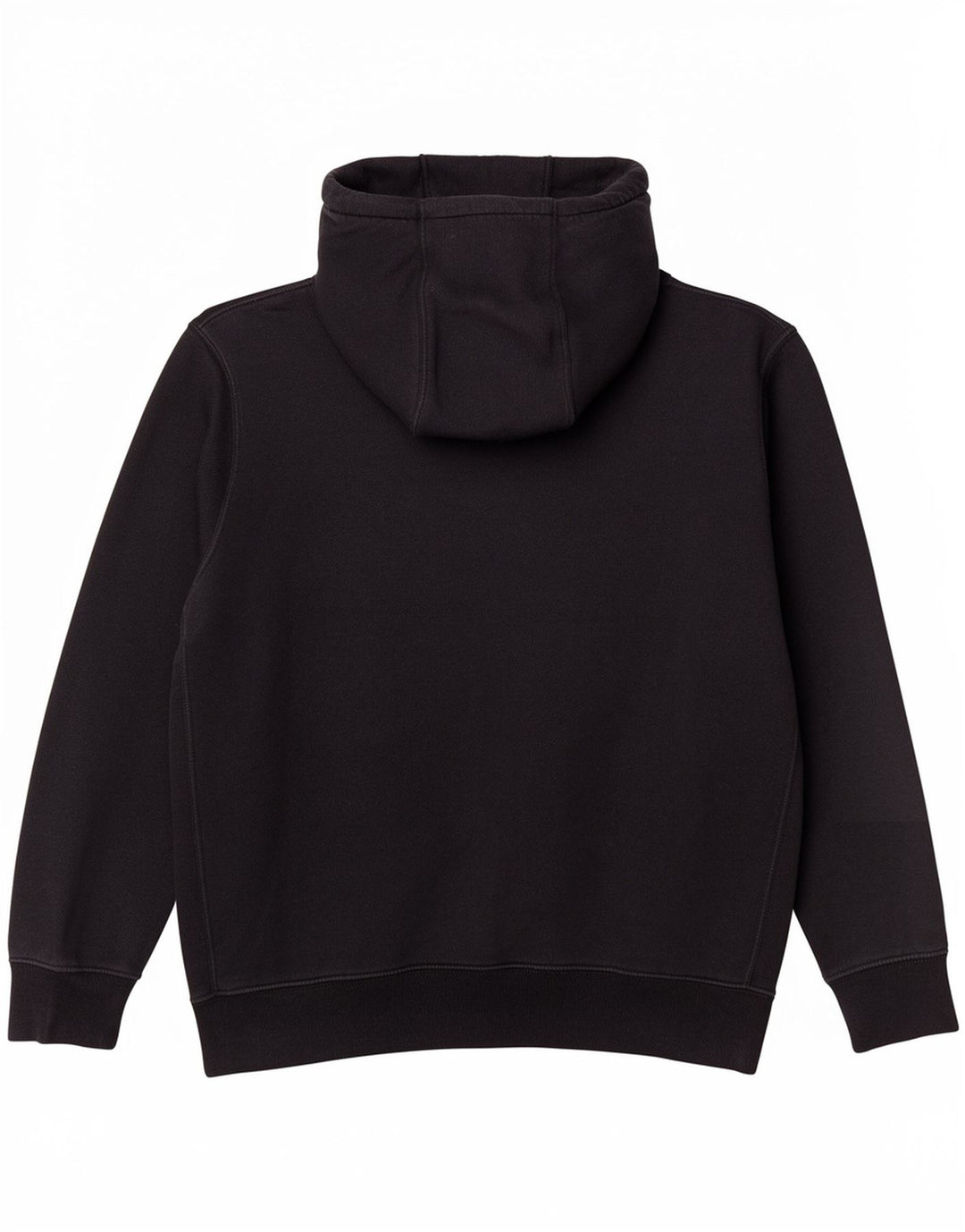 Nike Sudadera con capucha gráfica para hombre, jersey de algodón negro mediano