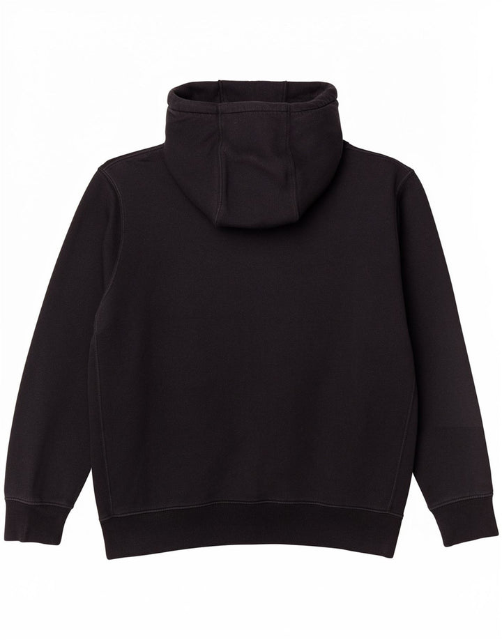 Nike Sudadera con capucha gráfica para hombre, jersey de algodón negro mediano