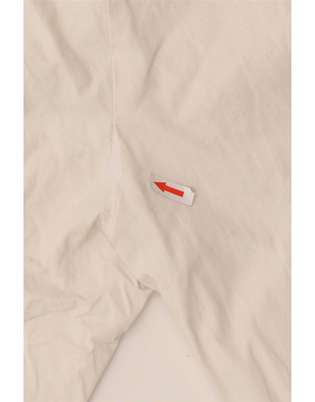 Zara Mujer Pantalón Chino Slim Medium W32 L30 Algodón Blanco