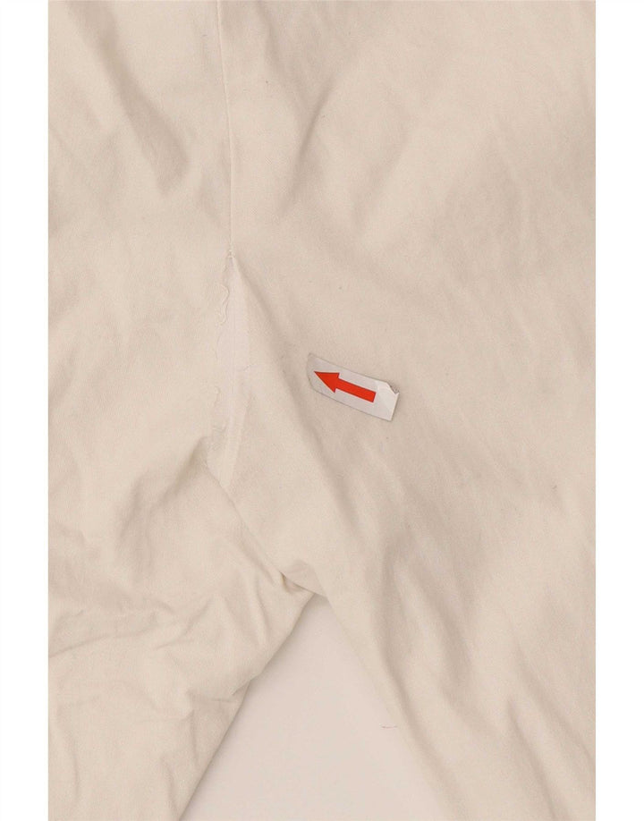 Zara Mujer Pantalón Chino Slim Medium W32 L30 Algodón Blanco