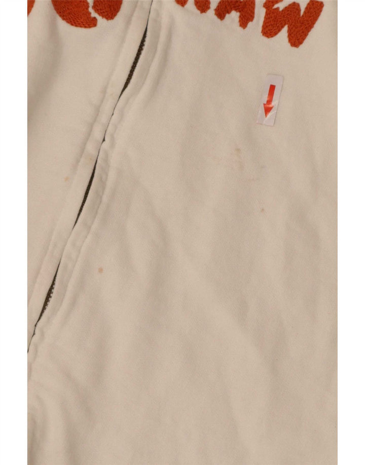 G-Star Hombre Chaqueta De Chándal Con Gráfico Grande De Algodón Blanco Color Block