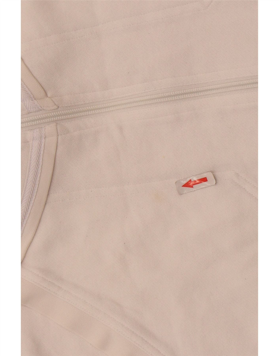 Adidas - Chaqueta de chándal para mujer, talla 40, talla grande, algodón blanco