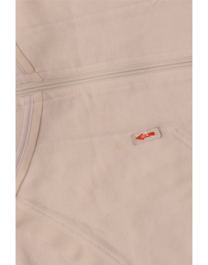 Adidas - Chaqueta de chándal para mujer, talla 40, talla grande, algodón blanco