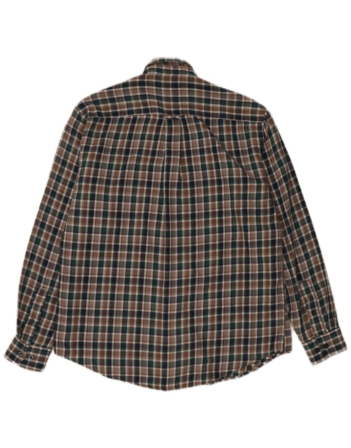 James Pringle Camisa de franela para hombre Cuadros grandes multicolores