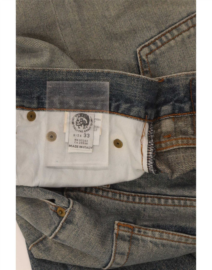 Diesel Vaqueros Rectos Para Hombre W33 L35 Algodón Azul