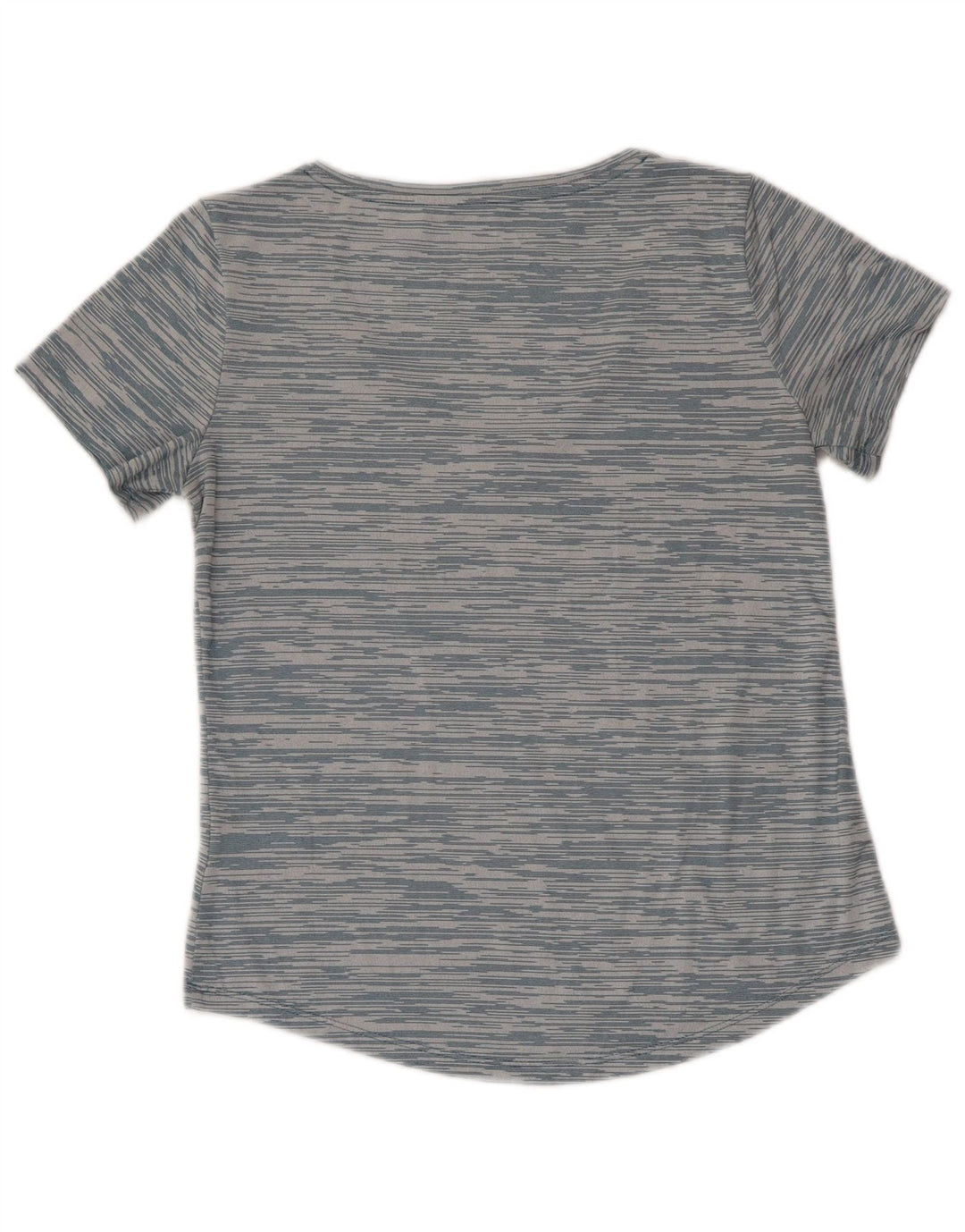 Nike Dri Fit Camiseta holgada para mujer UK 6 XS Poliéster a rayas azules