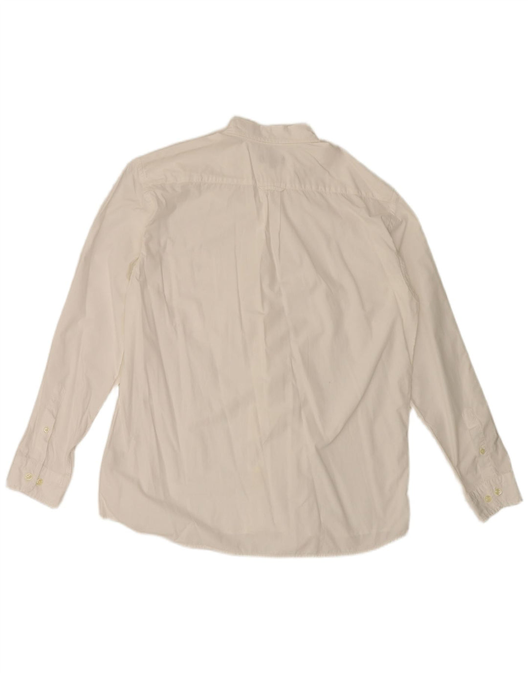 Camisa Gant Regular Fit De Algodón Blanco Grande Para Hombre