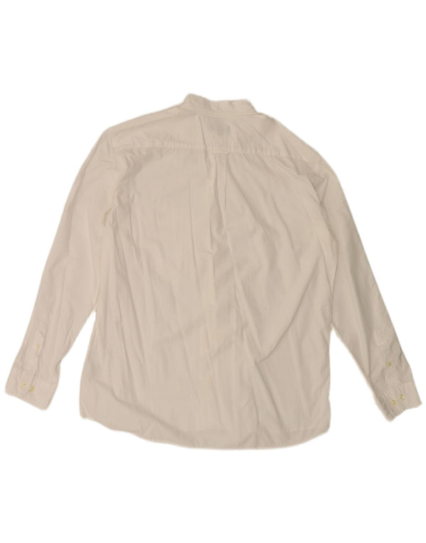 Camisa Gant Regular Fit De Algodón Blanco Grande Para Hombre