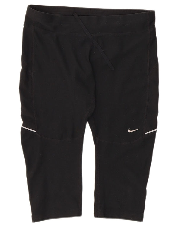 Nike Leggings Capri para Mujer UK 44 Mediano Negro Deportes