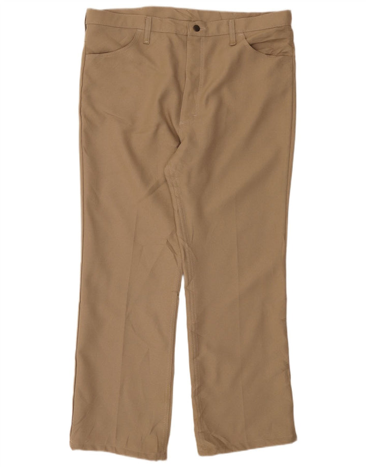 Pantalón Casual Recto Para Hombre Wrangler W40 L29 Poliéster Beige