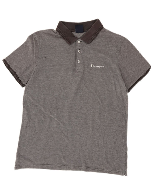 Champion Polo Para Hombre Grande Gris