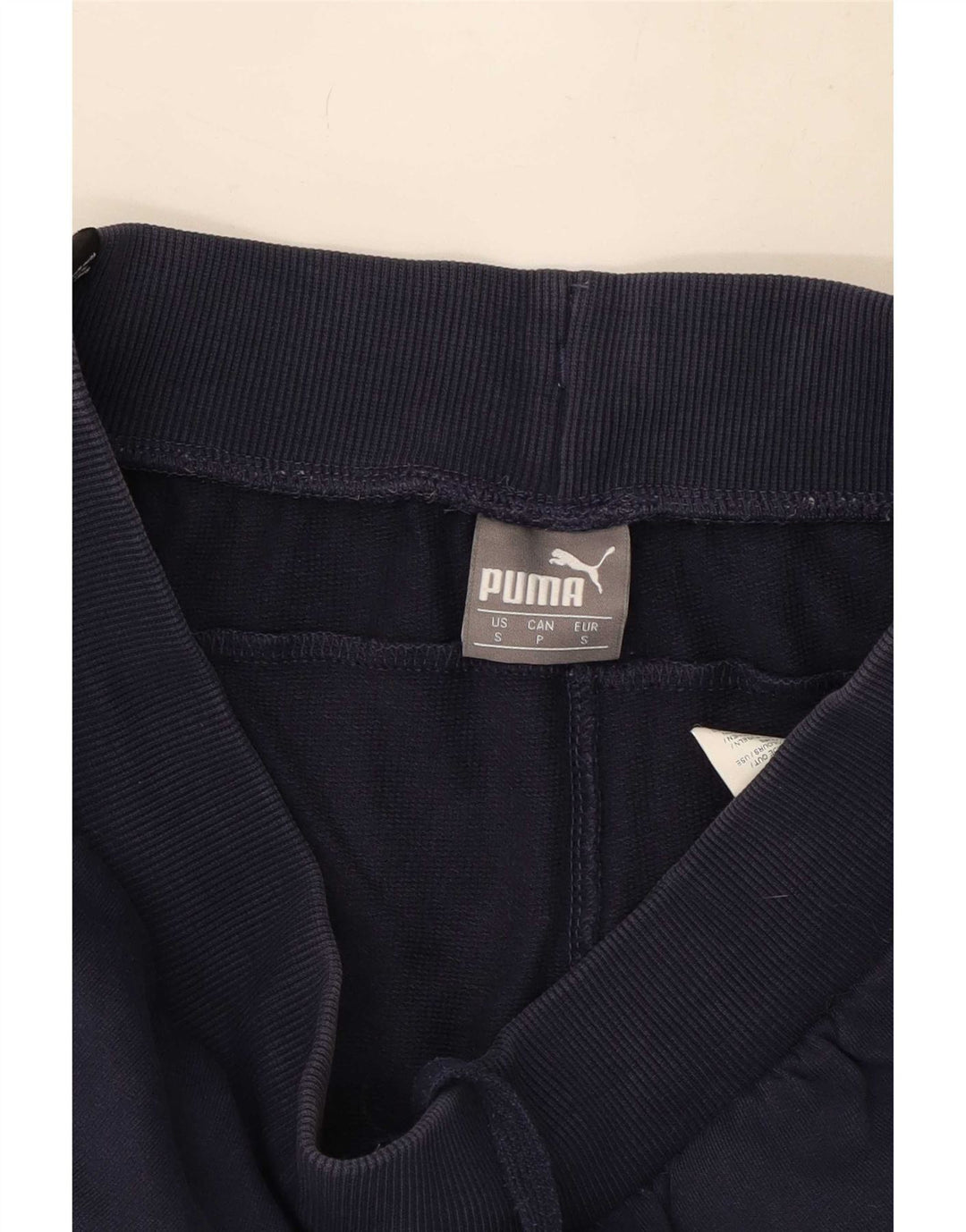 Puma Pantalones cortos deportivos gráficos para hombre pequeños de algodón azul marino