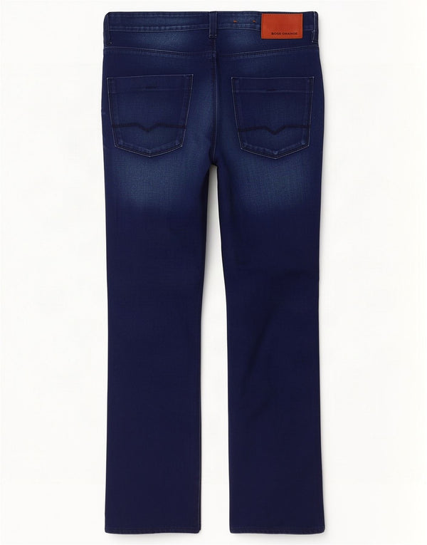 Vaqueros Hugo Boss Hombre Rectos W34 L32 Algodón Azul Marino