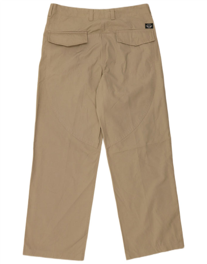 Dockers Pantalones Rectos Hombre W34 L31 Algodón Beige