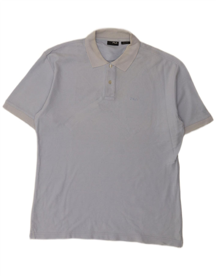 Fila Polo Hombre XL Algodón Azul